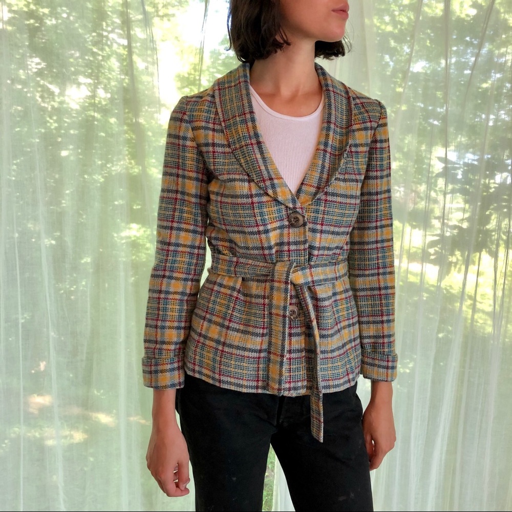 Vintage Plaid Jacket